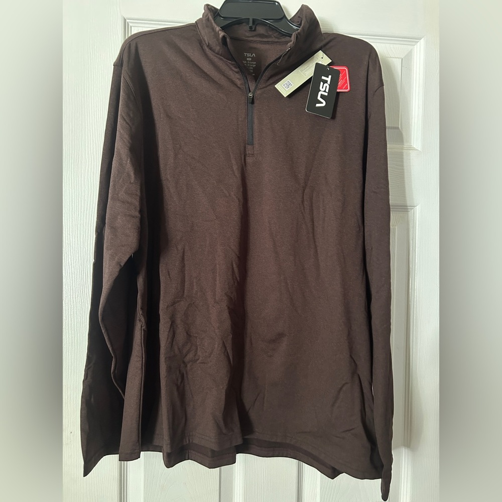 Mens XL TSLA Thermal Pullover NWT
